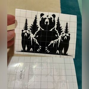 Bear Vinyl Decal 🐻